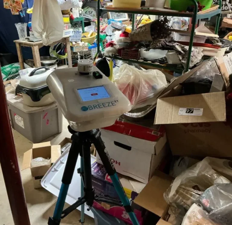 Detecting mold in room