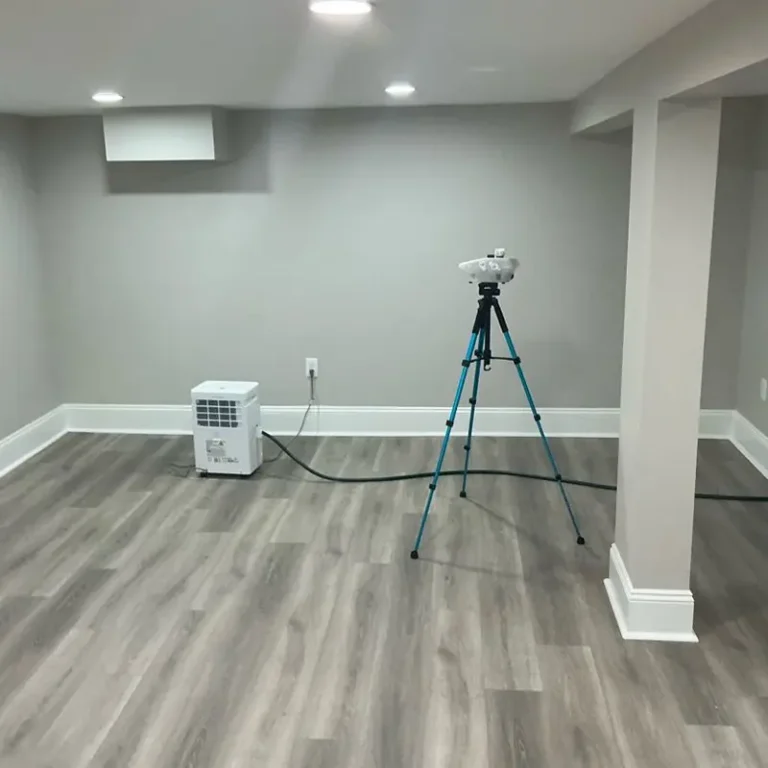 Mold testing in progress inside home